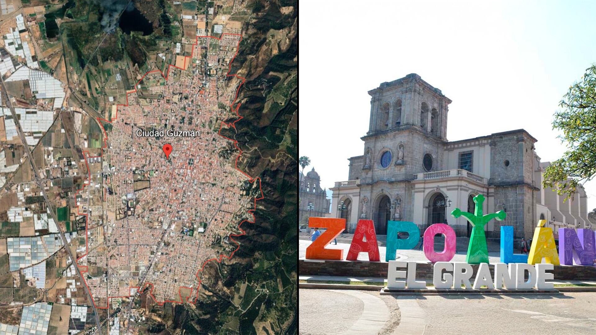Los sentenciados, El Bart y El Pool, confesaron haber recibido instrucción criminal en el centro de adiestramiento de Ciudad Guzmán. Google Hearth - Google Maps/Anahi Gonzalez