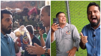 Alfredo Mondragón protagonizó fuerte cruce con seguidores de Abelardo de la Espriella en plaza de mercado de Cali: le gritó "asalariado" a uno de los trabajadores