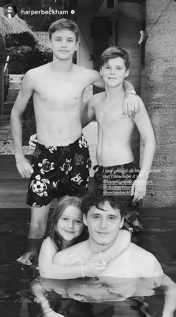 Harper Beckham expresó públicamente su