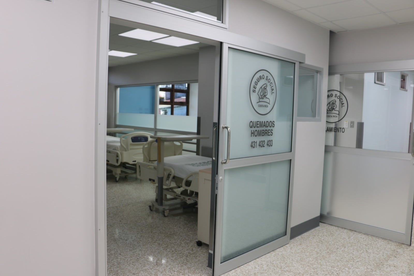 El Hospital San Juan de Dios cerró temporalmente la Unidad Nacional de Quemados por control de infecciones. Cortesía: CCSS