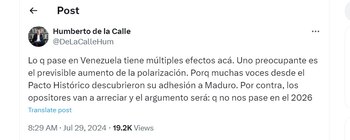 Humberto de la Calle habla