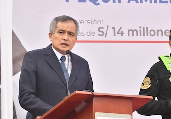 Ministro del Interior, José Zapata. (Mininter)