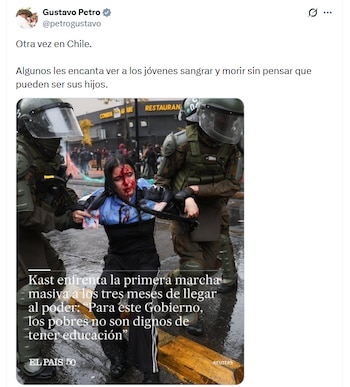 - crédito @petrogustavo/X