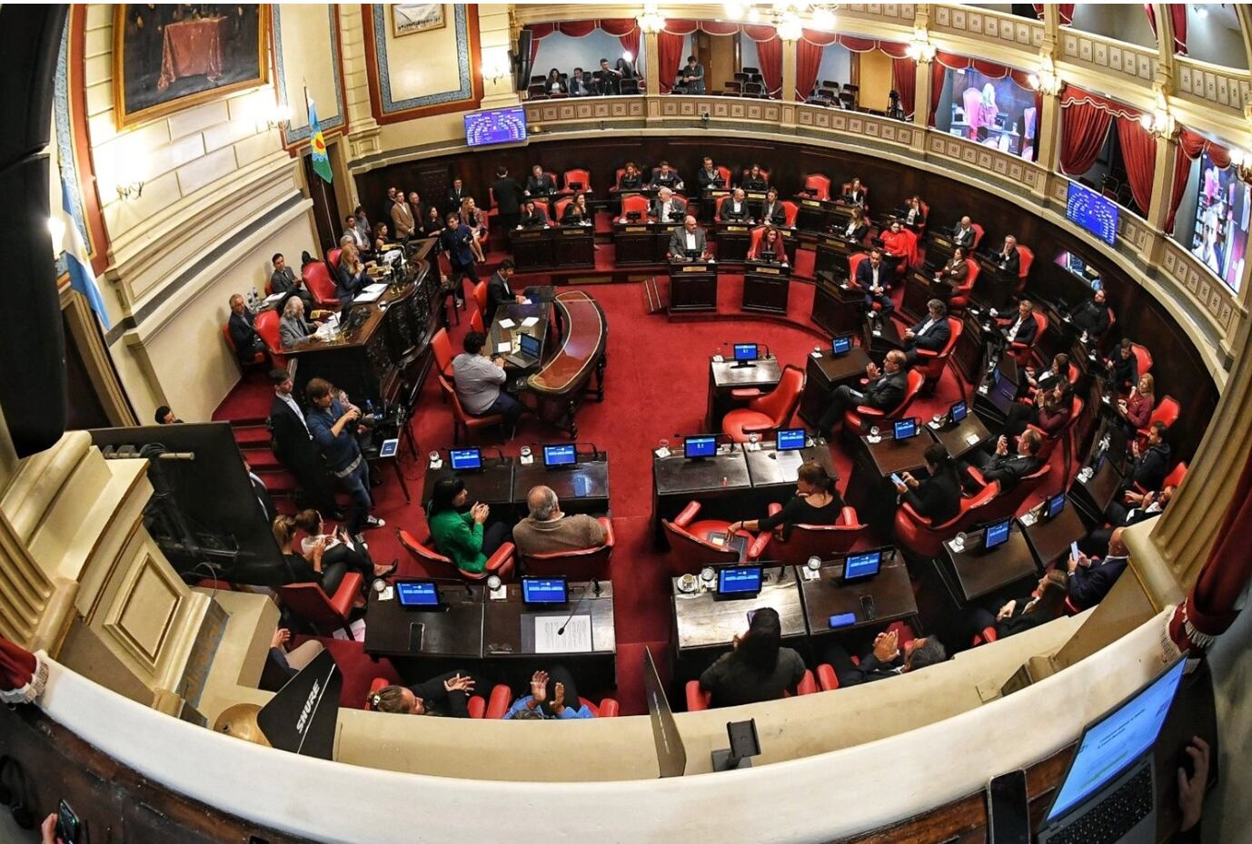 El Senado bonaerense tenía previsto tratar la reelección indefinida de legisladores el pasado jueves