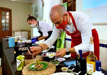 El chef ejecutivo del Gourmet