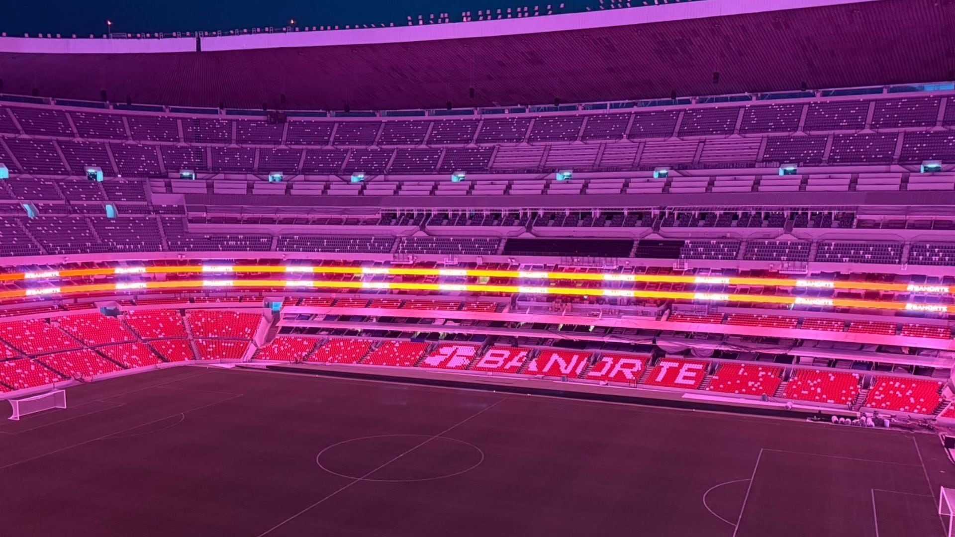 El Estadio Banorte pasó las pruebas finales de audio y video. (X/@GrupoOllamani)