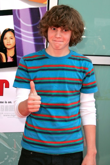 Evan Peters durante el estreno