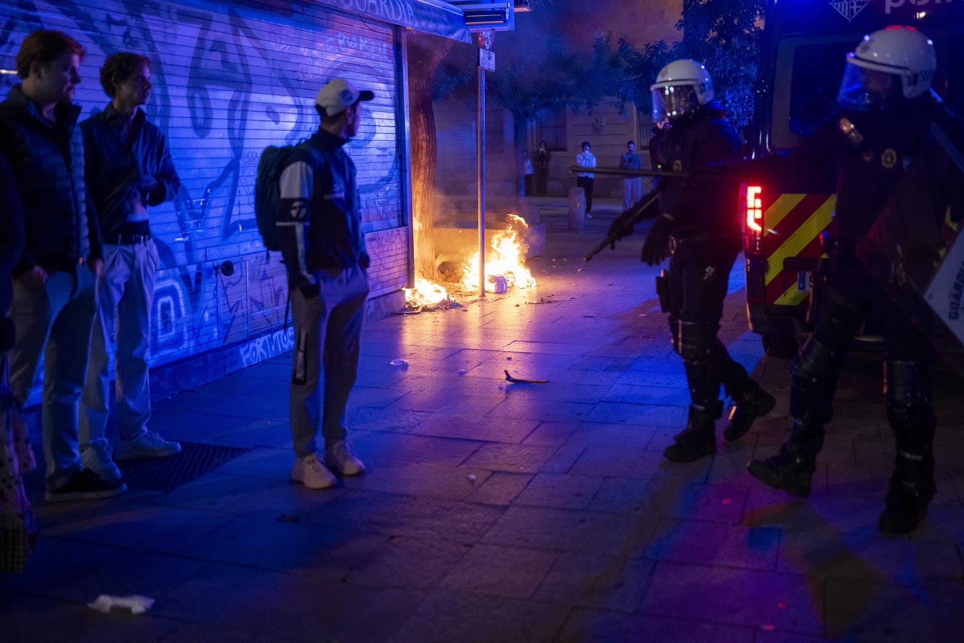 Una decena de detenciones de 'Blocus' en Valencia, Bilbao o Málaga trata de frenar los sabotajes por Halloween
