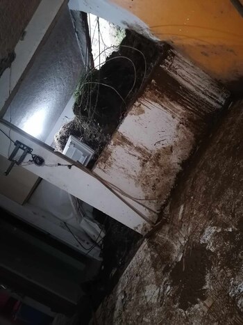 Así quedó la tierra en