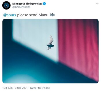 "Por favor, envíen a Manu",