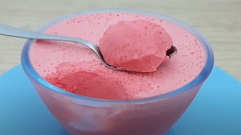 La gelatina combinada con la