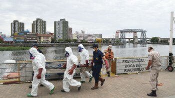 Bomberos de CABA y médicos