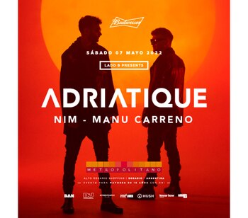 El flyer del evento.