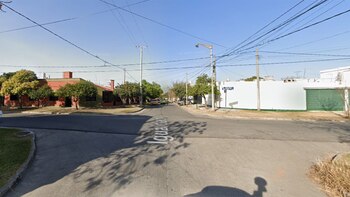 La zona donde ocurrió el