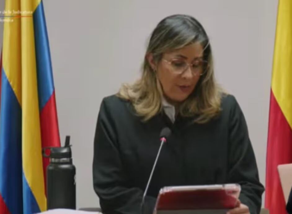 Sandra Heredia, jueza 44 penal de conocimiento de Bogotá - crédito Captura de Pantalla