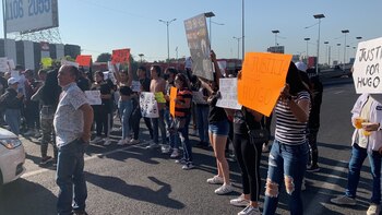 Blocage de la route à