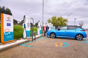 Una estación de carga de