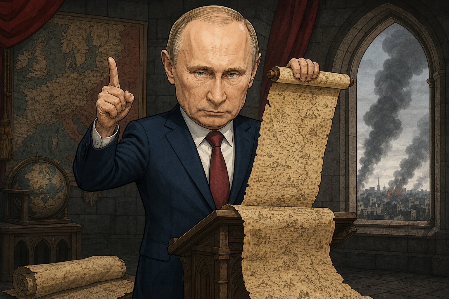 Vladimir Putin usa la historia medieval para justificar ideológicamente la invasión rusa de Ucrania