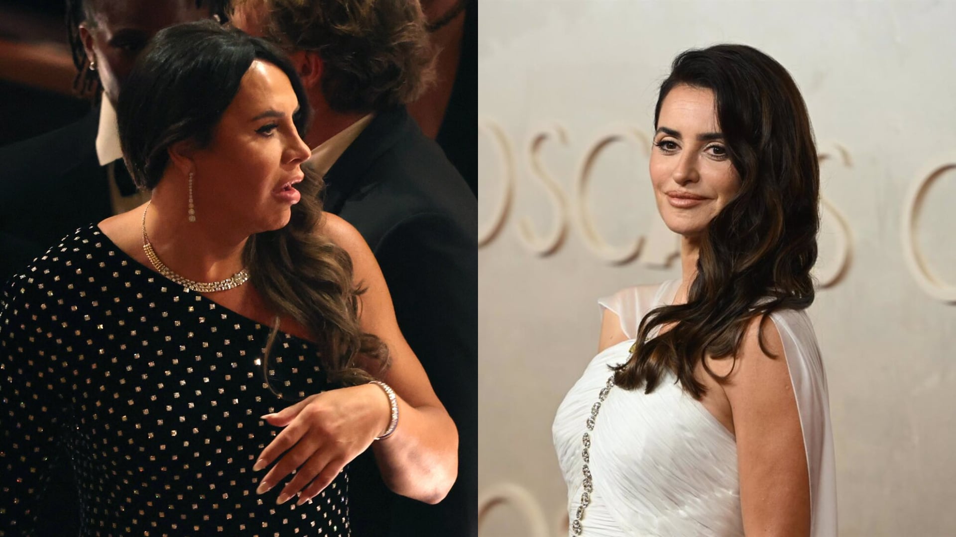 Karla Sofía Gascón y Penélope Cruz en los Oscar (Reuters / Europa Press)