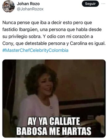 Los internautas se le fueron