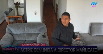 Joven denuncia a trabajador de Del Barrio Producciones por supuesto casting en su casa: “Ya era como si me va a hacer algo”- Captura: Magaly TV La Firme.
