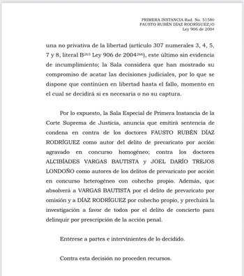 La Corte Suprema subraya la