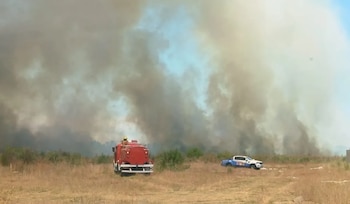 Los equipos de emergencia trabajaron