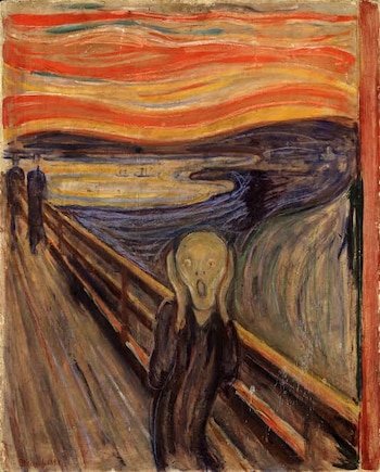 Edvard Munch pintó “El grito”