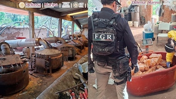 Aseguran 203 kilos de metanfetamina junto a miles de litros de precursores y equipo de laboratorio en San Luis Potosí