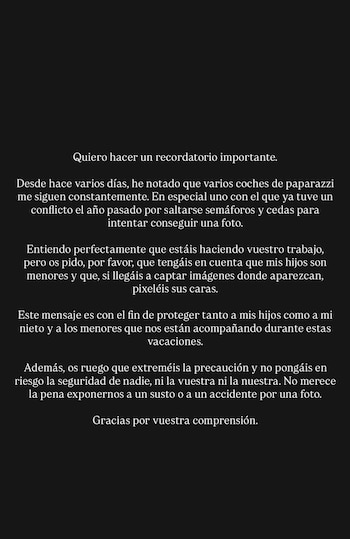 Mar Flores lanza un comunicado