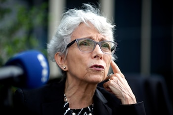 La vicepresidenta del Comité contra la Desaparición Forzada de Naciones Unidas (CED), Carmen Rosa Villa habla en una entrevista con EFE, en Tegucigalpa (Honduras). EFE/ Gustavo Amador