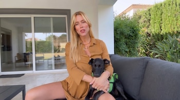 Nicole Neumann se enterneció con el gesto de un vecino con su mascota (Instagram)