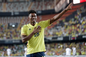 El delantero colombiano Mateo Cassierra