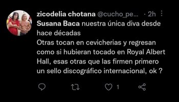 Susana Baca es elogiada en