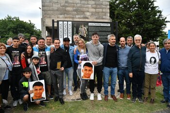 Familiares, amigos y funcionarios en