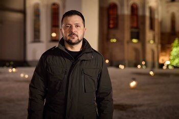 El presidente Volodimir Zelensky condenó