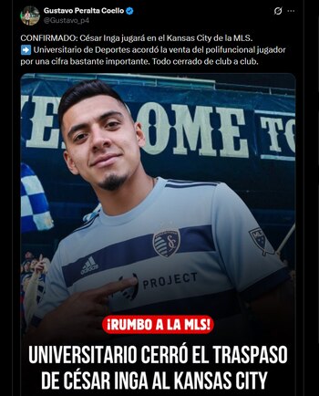 César Inga jugará por Kansas