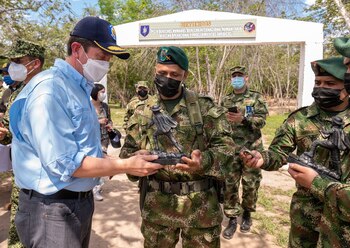 Ministro de Defensa, Diego Molano,