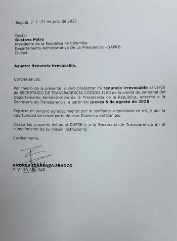 El saliente funcionario señaló que la política pública anticorrupción, de lejos, es mejor que hace 4 años, así como la confianza ciudadana en las instituciones del Estado es mayor- crédito @Aidarragaf/X
