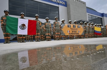 México envía dos aviones con primeras toneladas de ayuda humanitaria a Colombia tras terremoto de 7.,4
