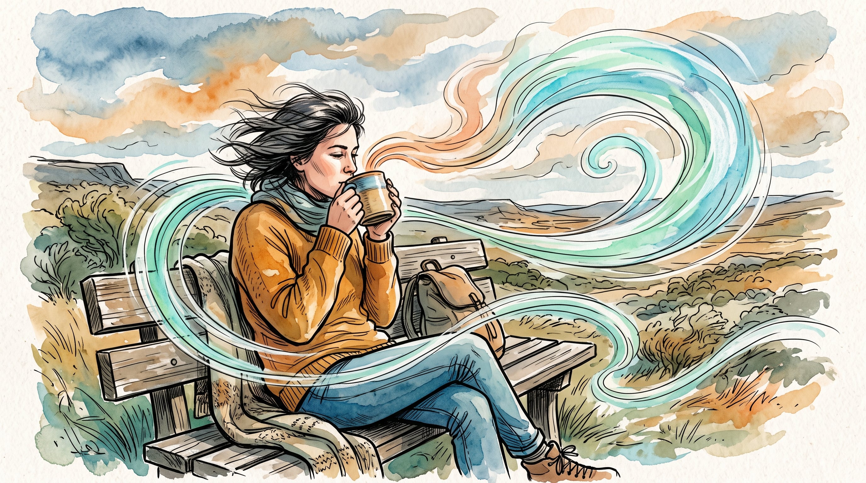 Las bebidas calientes pueden refrescar el cuerpo durante los días de calor si el sudor logra evaporarse (Imagen Ilustrativa Infobae)