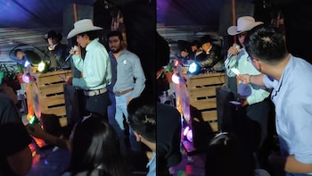 Un joven se disfrazó de