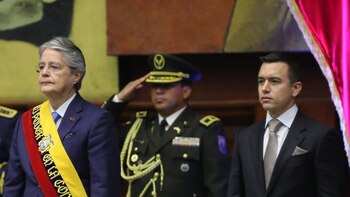 Daniel Noboa jura como presidente