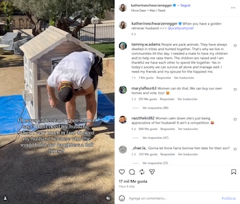 Katherine Schwarzenegger y su esposo Chris Pratt