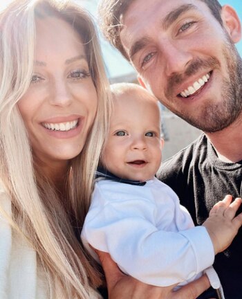 Selfie familiar: Noelia Marzol, Ramiro