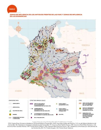 Indepaz compara las zonas en