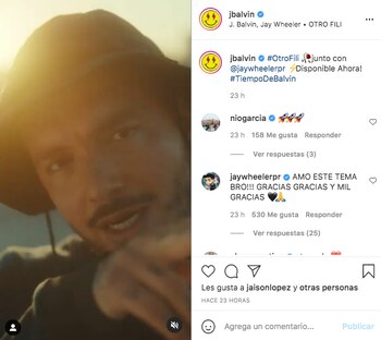 Tomada de Instagram @jbalvin