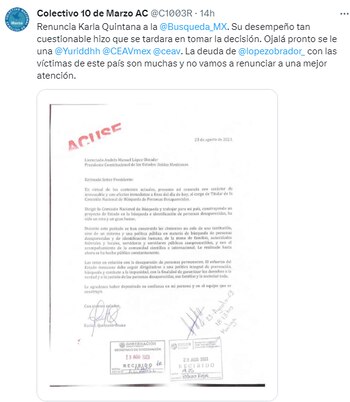 Publicación del Colectivo 10 de