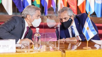 Alberto Fernández y Felipe Solá