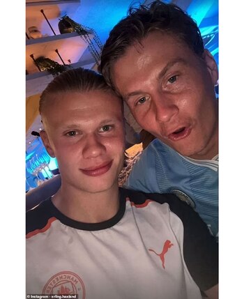 Haaland acudió al bar Fenix